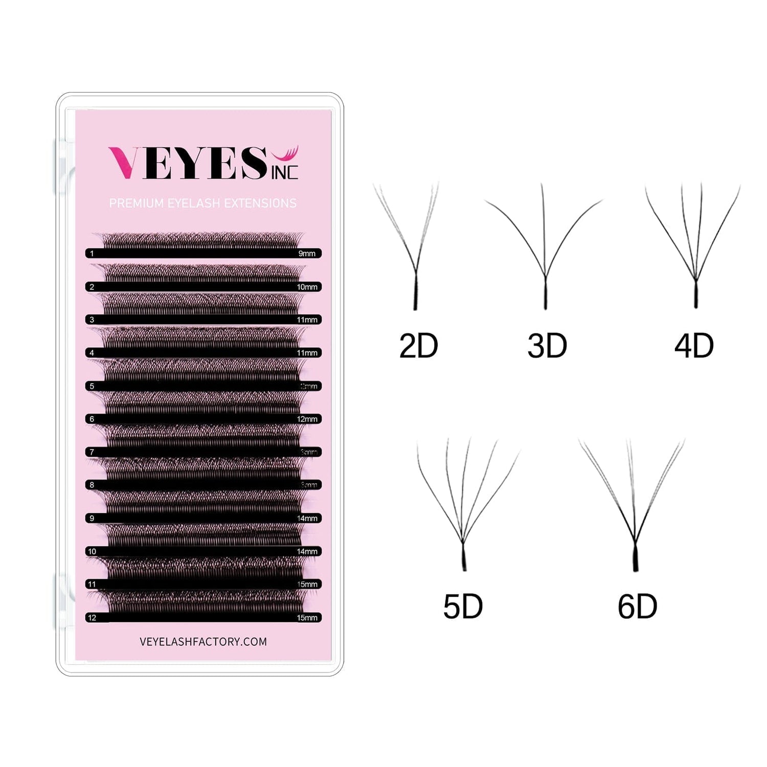 4D W Lash Extension CA 95131 Individual eyelashes VEYELASH 