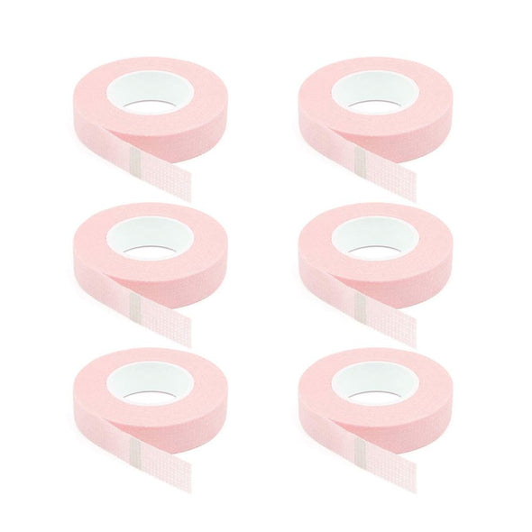6 Rolls Micropore Eyelash Tape Pink CA 95131 Eyelash Tape Veyelashfactory 