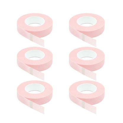 6 Rolls Micropore Eyelash Tape Pink Eyelash Tape Veyelashfactory 