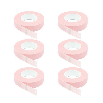 6 Rolls Micropore Eyelash Tape Pink Eyelash Tape Veyelashfactory 