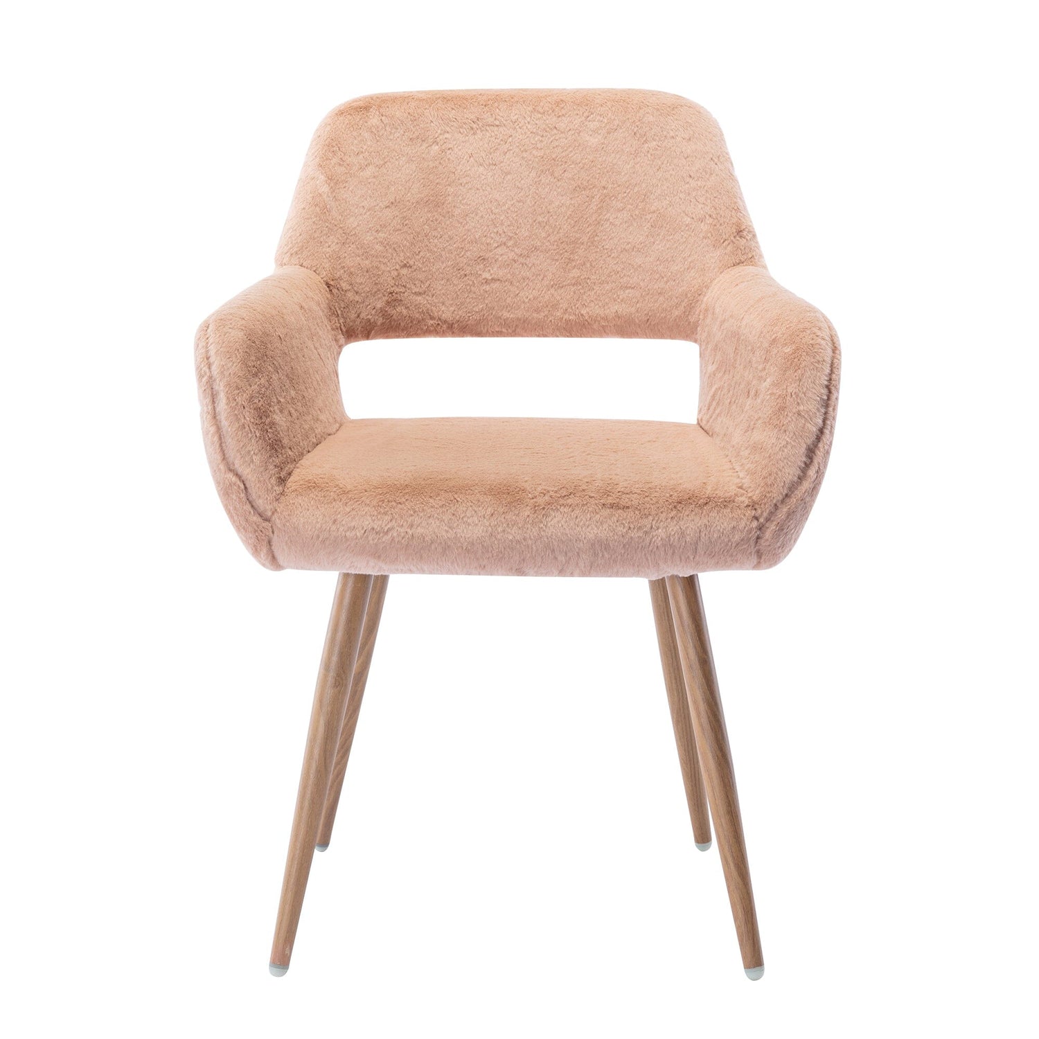 Beauty Salon Chairs with Faux Fur VEYELASH® Camel 