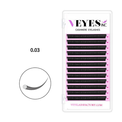 Cashmere Fauxmink Lashes 0.03MM 0.05MM 0.07MM CA95131 Individual eyelashes VEYELASH? 