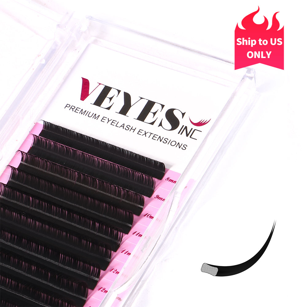 Cashmere Flat Eyelash Extension 0.15mm 0.20mm CA95131 VEYELASH? 