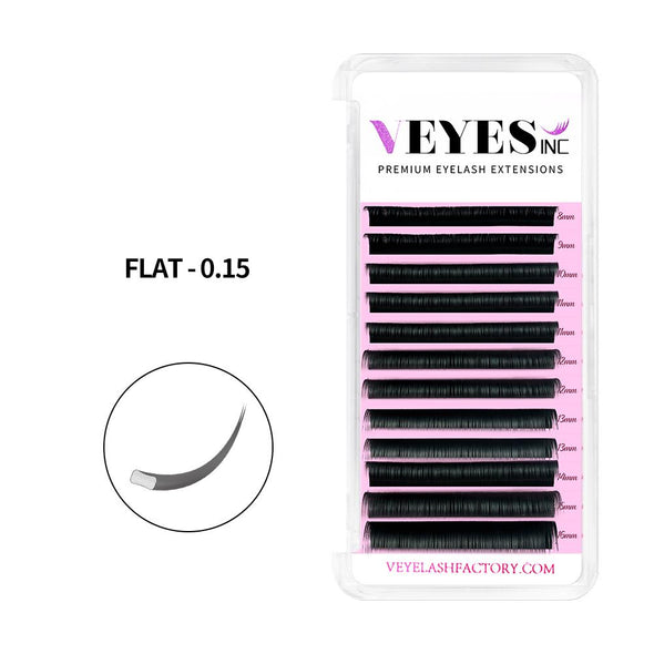 Cashmere Flat Eyelash Extension 0.15mm 0.20mm CA95131 VEYELASH? 