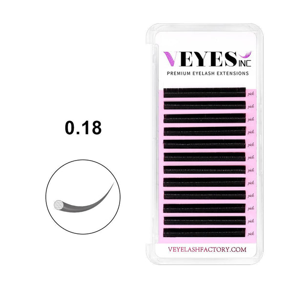 Classic Lash Extensions 0.18mm Individual eyelashes VEYELASH 