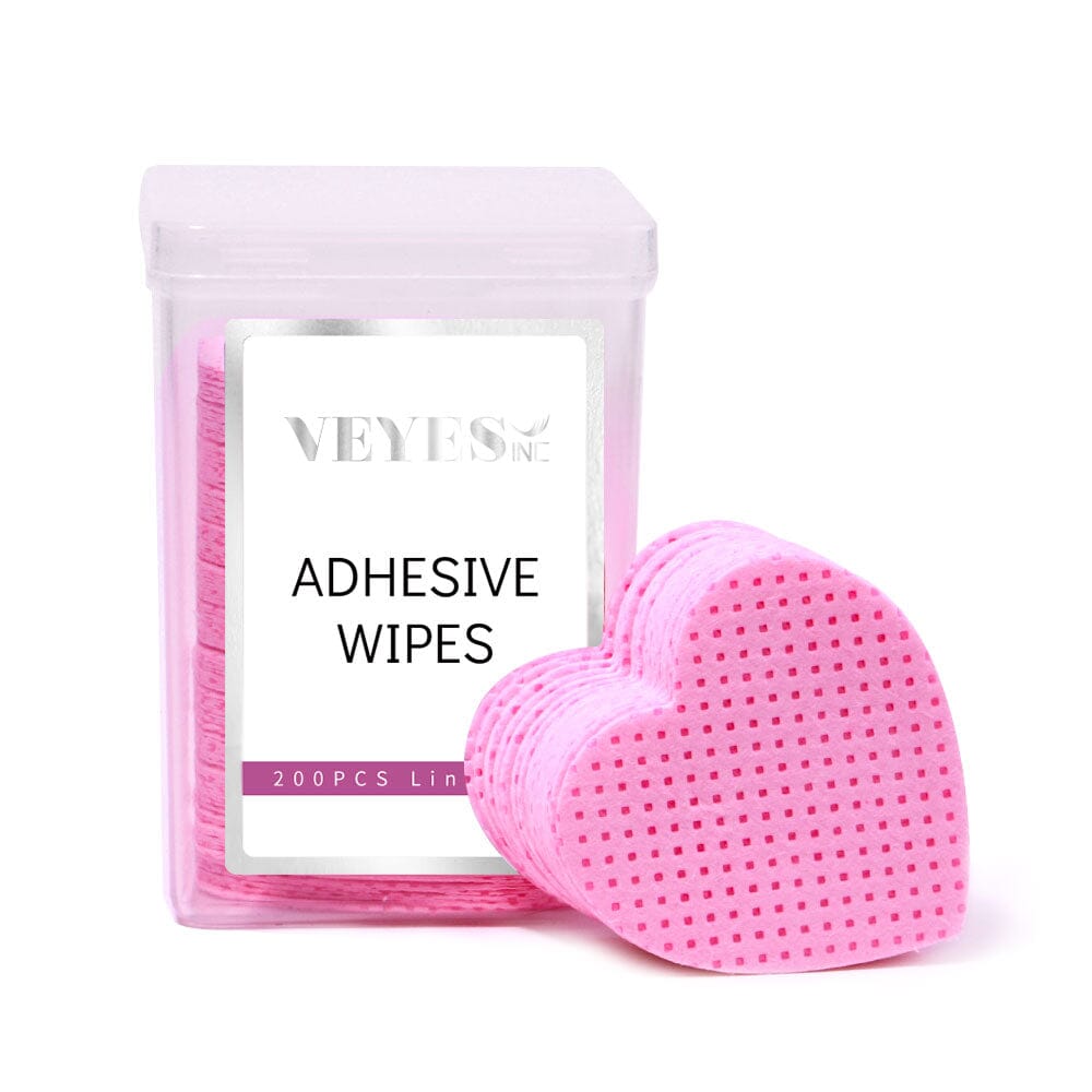 Eyelash Glue Wipes CA 95131 VEYELASH Pink Heart 