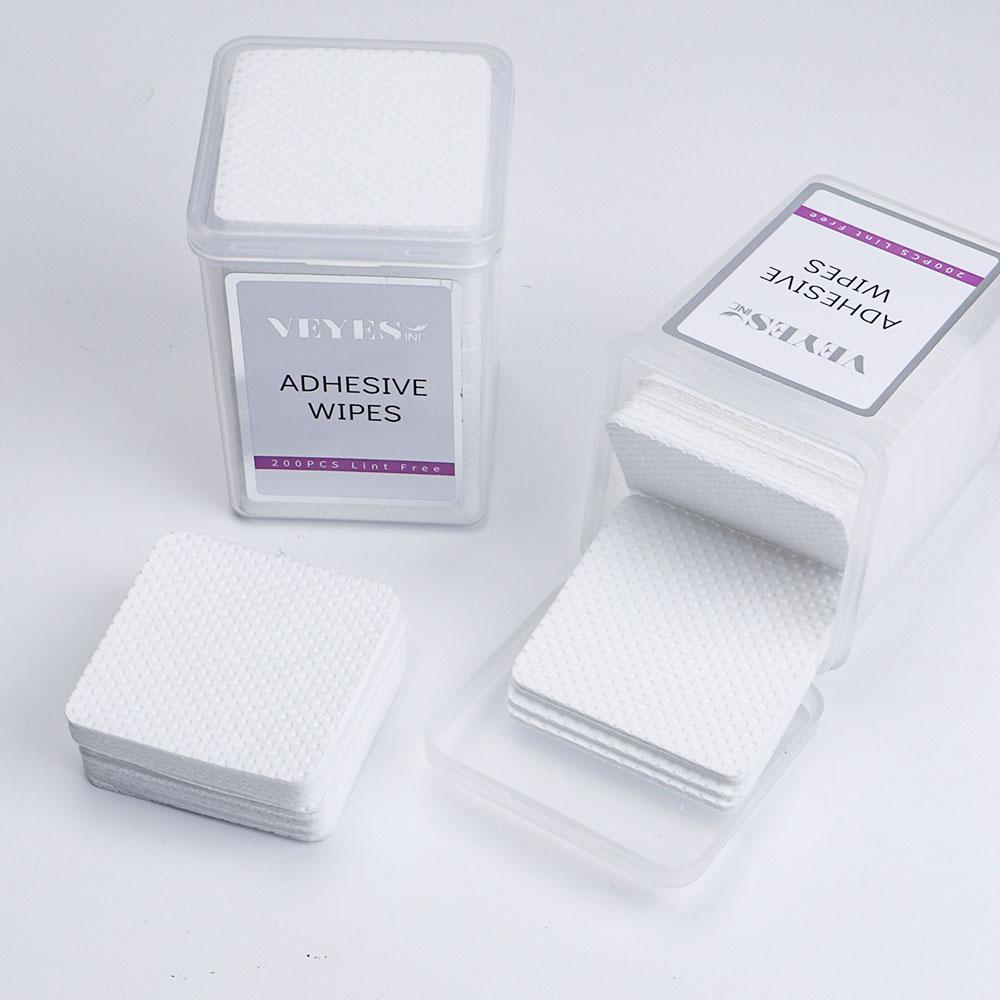 Eyelash Glue Wipes Pink VEYELASH? White 