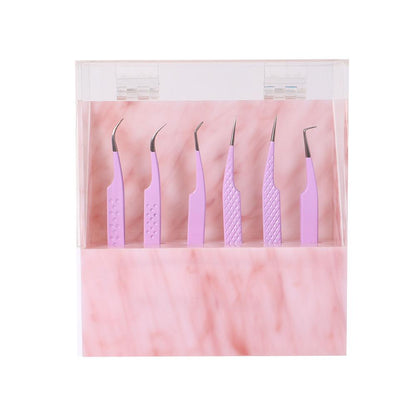 Eyelash Tweezer Case 6 Slots VEYELASH? 