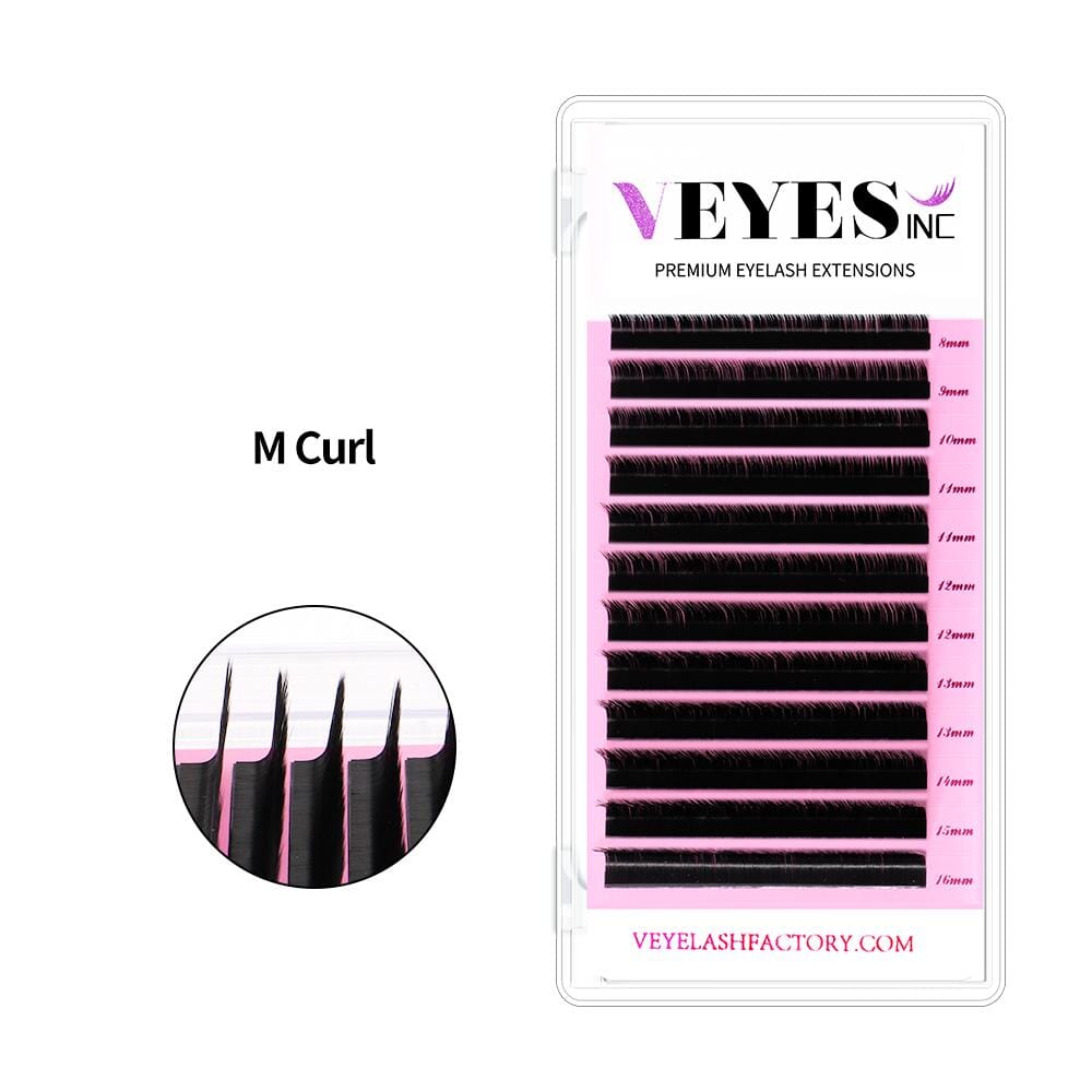 M Curl Eyelash Extensions CA 95131 Individual eyelashes VEYELASH 