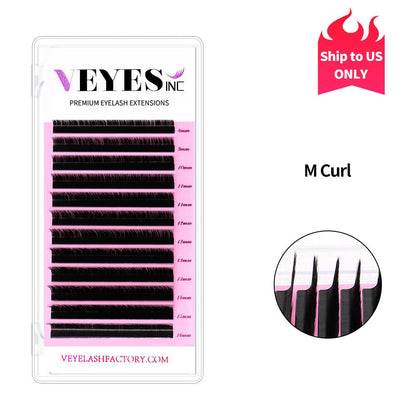 M Curl Eyelash Extensions CA 95131 Individual eyelashes VEYELASH 