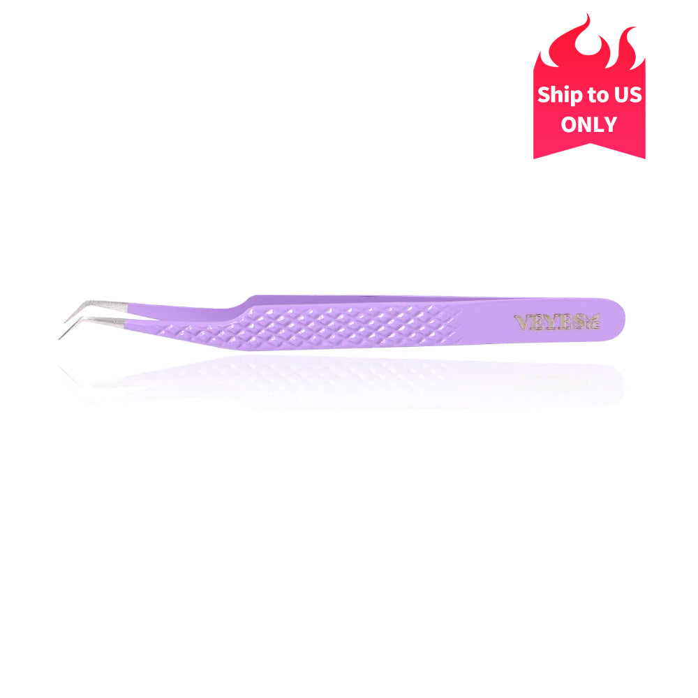 QUEEN Volume Lash Tweezer Purple CA95131 Tweezers VEYELASH? 